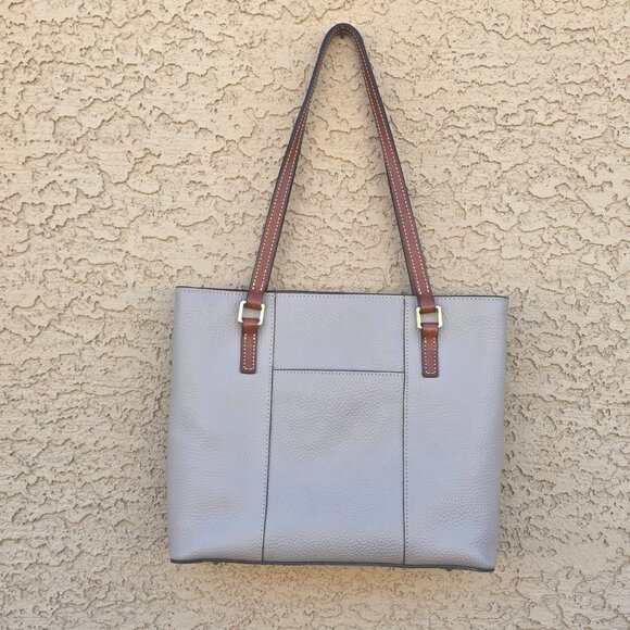 Dooney & Bourke Purse Lexington Pebble Grain Leather Shoulder Bag Tote EUC - Picture 6 of 9